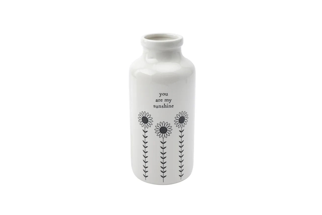 Send with Love, ‘You Are My Sunshine’ Ceramic Bottle Vase