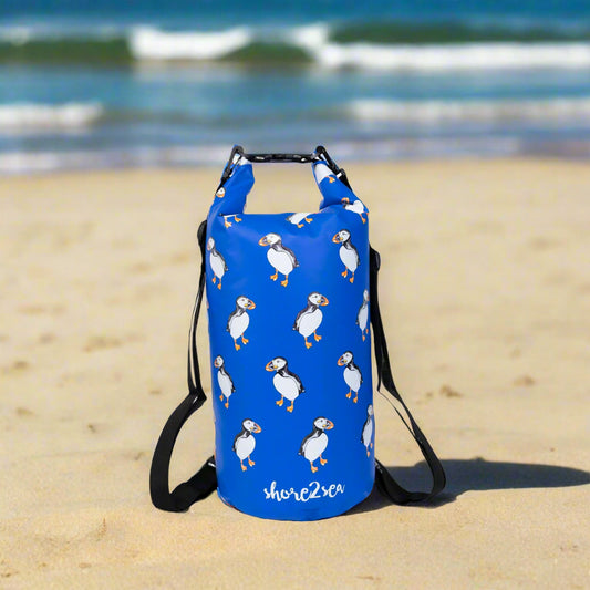 Puffin Dry Bag, Adjustable Straps, 5 Ltr