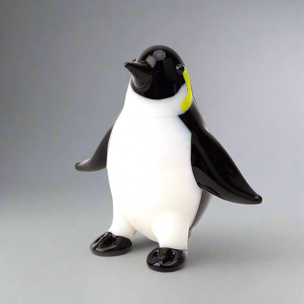 Hand Blown Miniature Glass Penguin