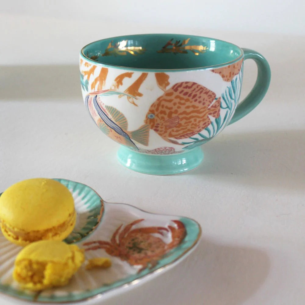 Coral Fish Cup with Gift Box