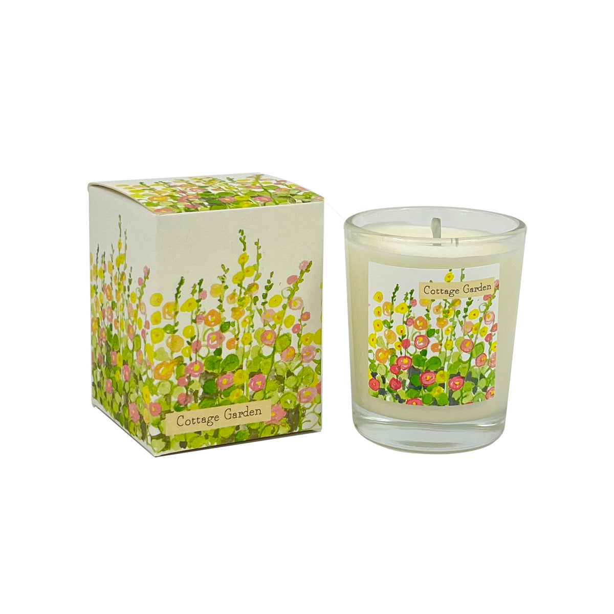 Vegan Rose & Patchouli Scented Candle, 9cl