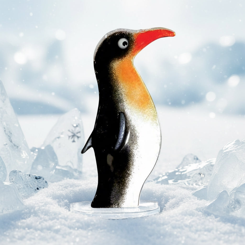 Fused Glass Penguin