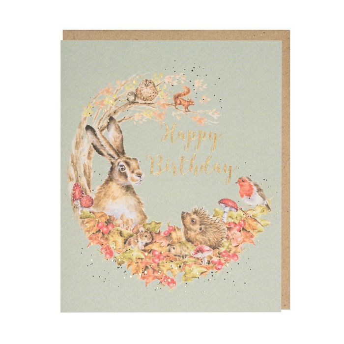 Foraging Foray Birthday Card