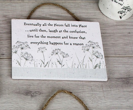 Sentimental Ceramic Hanging Sign