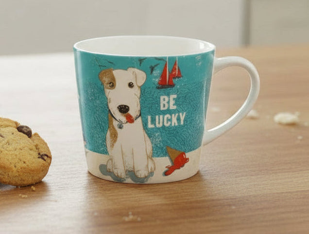‘Ahoy Be Lucky’ Porcelain Mug