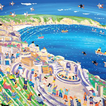 John Dyer Storytelling at the Minack Greetings Card'