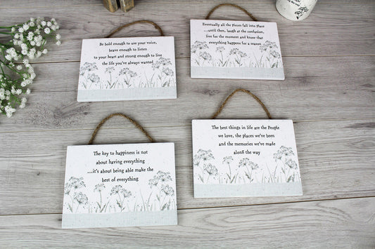 Sentimental Ceramic Hanging Sign