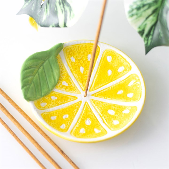 Lemon Incense Stick Holder