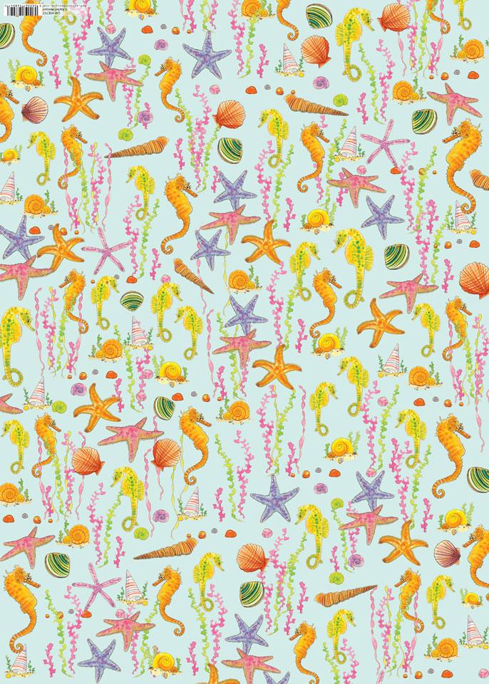 Sea Shells Wrapping Paper