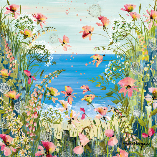 Jane Morgan Wildflower Cove Greetings Card