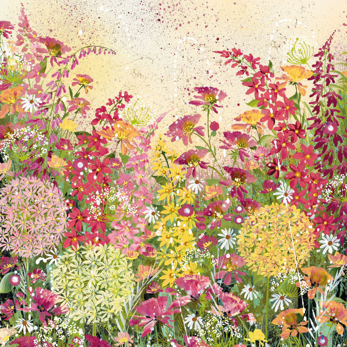 Jane Morgan Golden Glow Greetings Card
