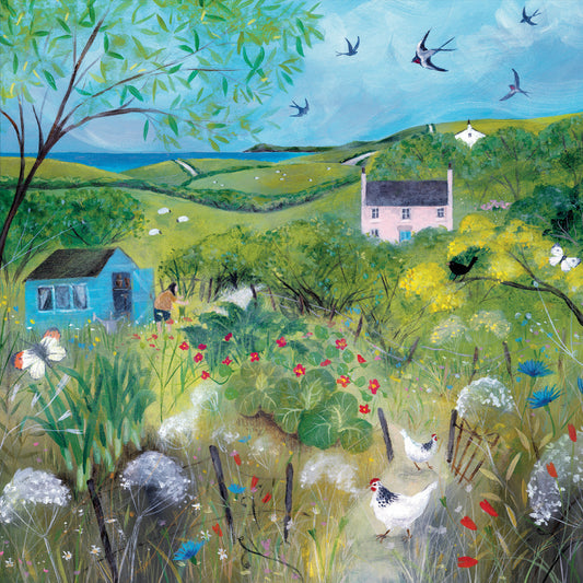 Julia Crossland The Good Life Greetings Card