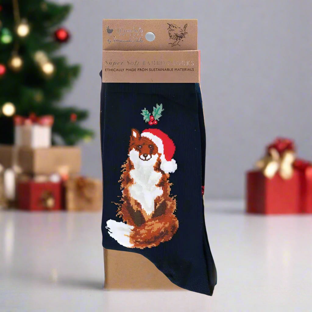 Wrendale, Festive Fox, Size 4-7, (Euro 37-42)