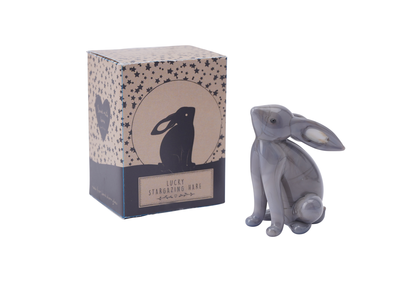 Glass Stargazing Hare