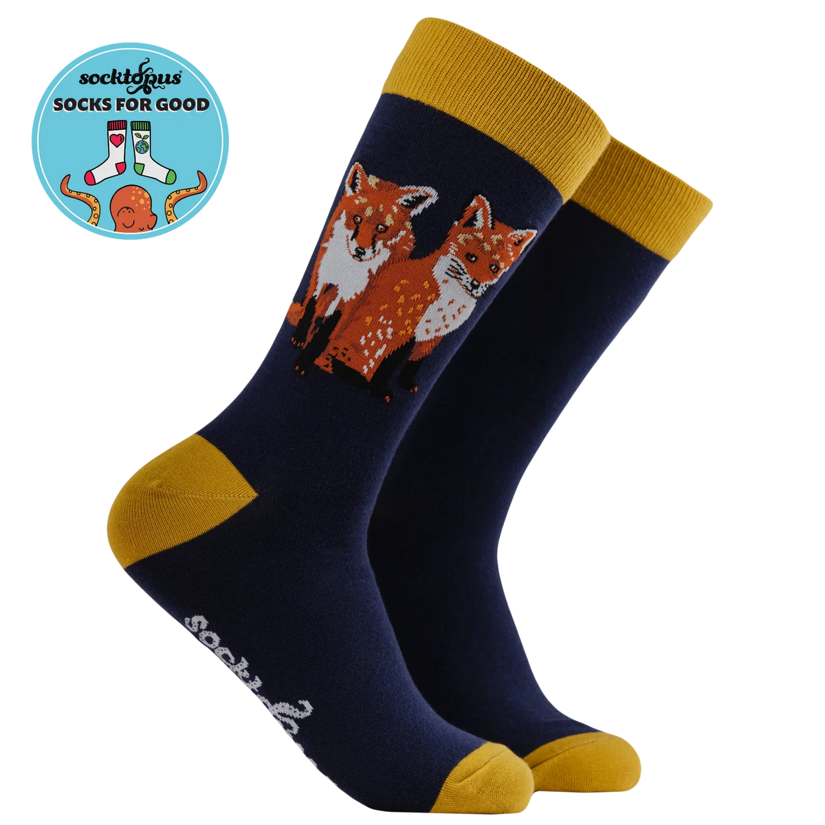 Fox Cub Socks - Socktopus x Robert E Fuller (9-12)