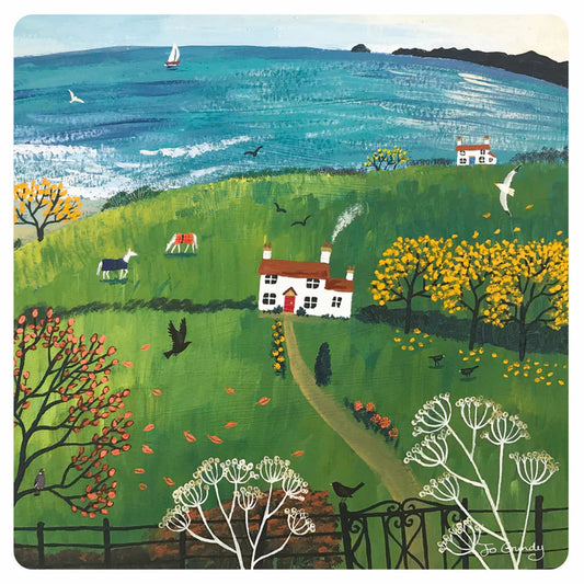 Jo Grundy ‘Autumn beside the Sea’ Greetings Card