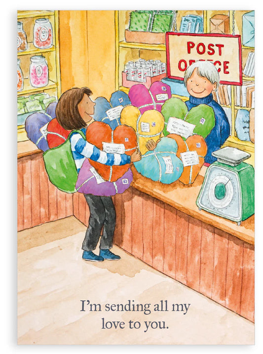 Sending all my Love, Greetings Card