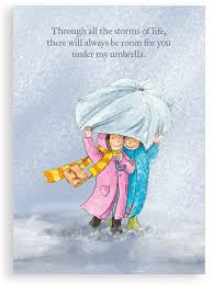 ‘Under my Umbrella’, Greetings Card