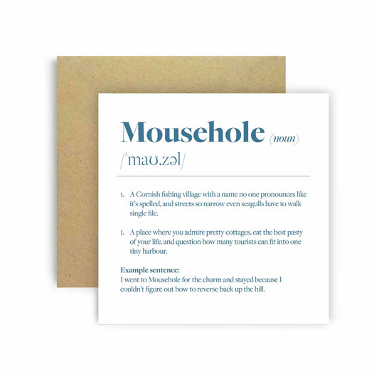 Town Dictionary Card - Mousehole