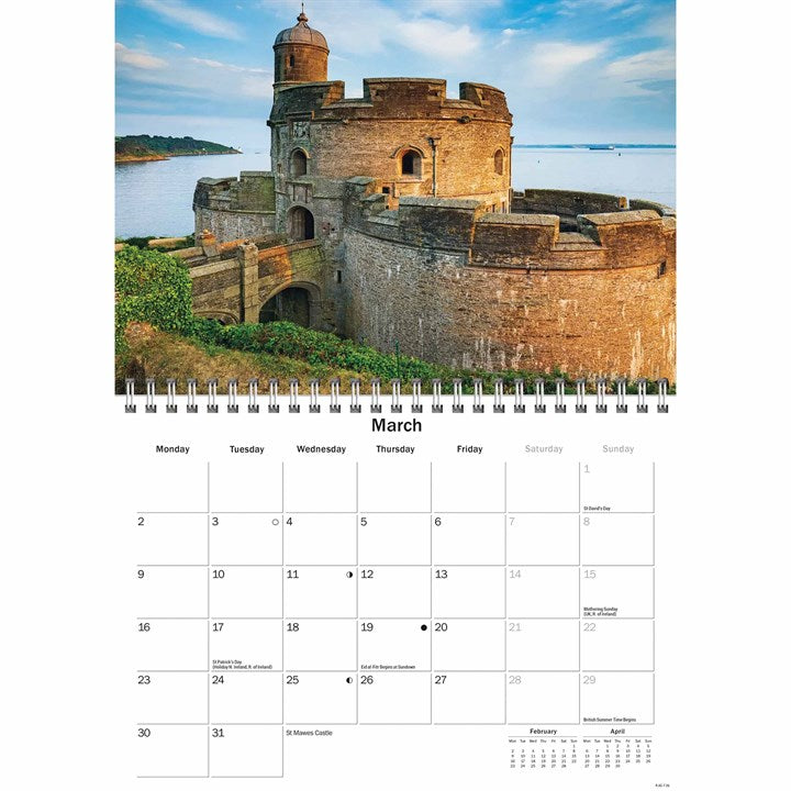 Cornwall A5 Calendar, 2026