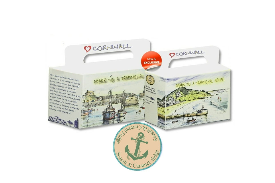Sea Salt & Caramel Fudge Carry Box, 150g