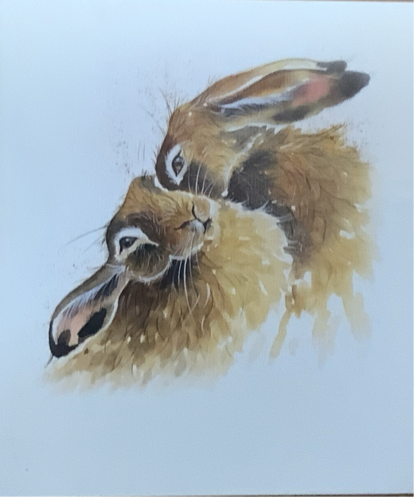 Feather & Fur Love is…. Greetings Card