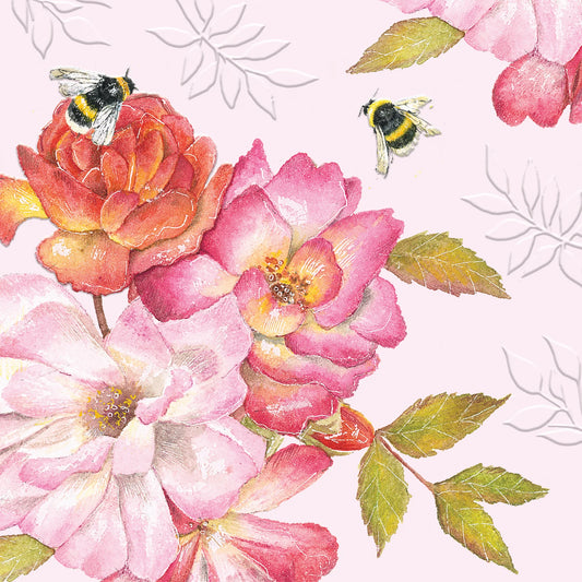 Beautiful Blooms ’Roses’ Greetings Card