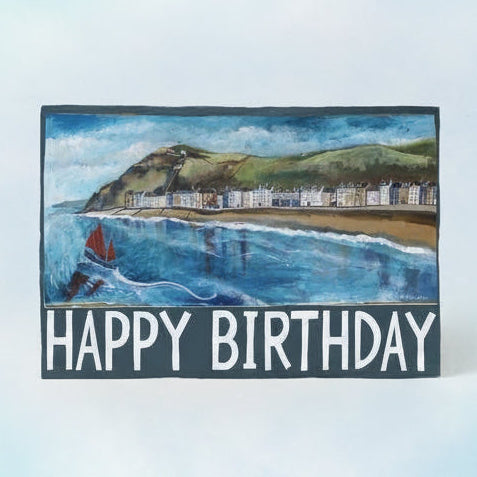 Happy Birthday Aberystwyth Greetings Card