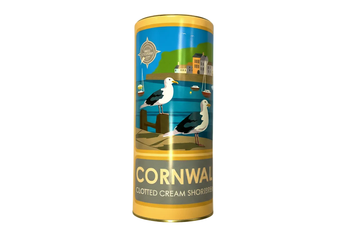 Clotted Cream Shortbread Tube - Seagull 200g
