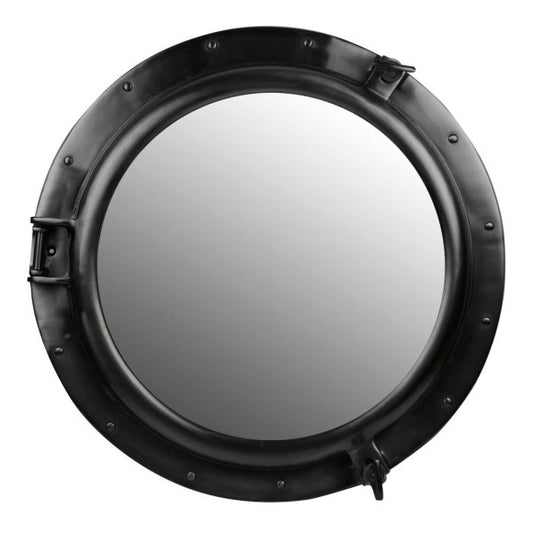 Porthole Aluminium Mirror 38cm