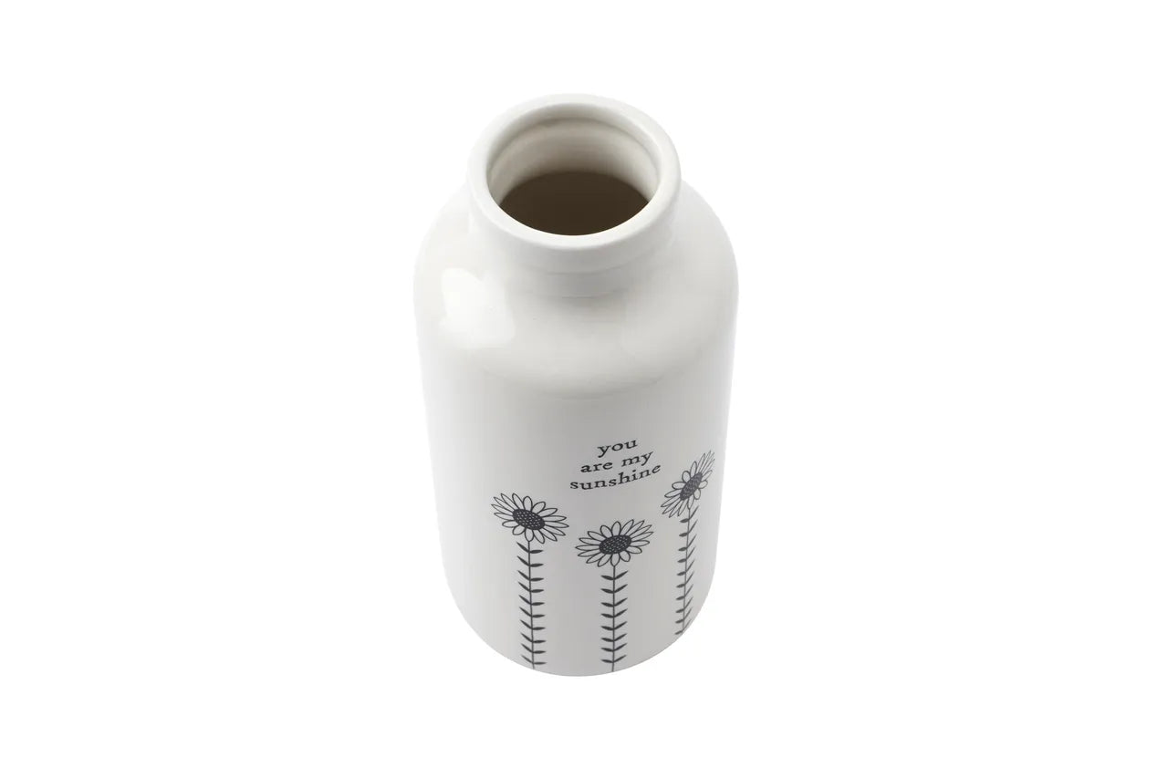 Send with Love, ‘You Are My Sunshine’ Ceramic Bottle Vase