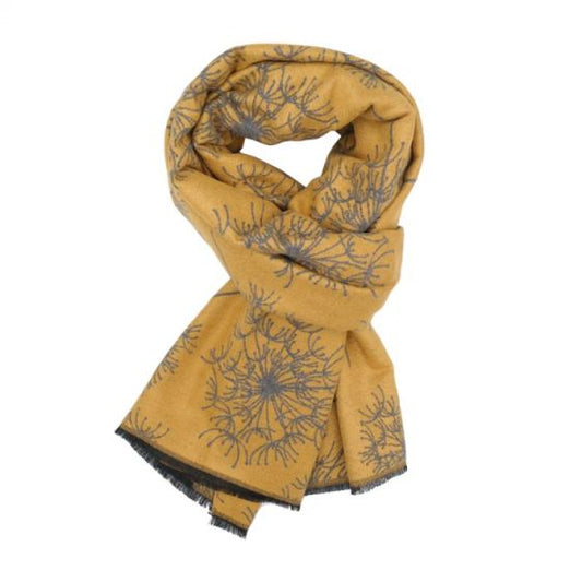 Terry Dandelion Scarf, Mustard