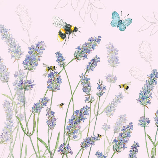 Beautiful Blooms ‘Lavender’ Greetings Card