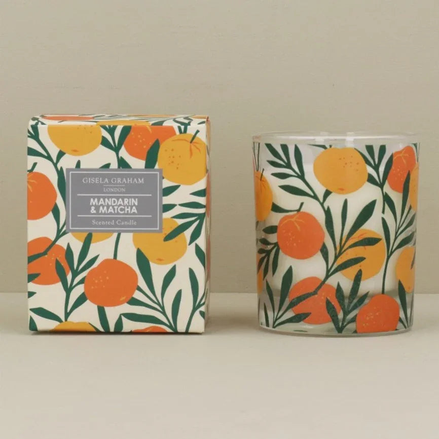 Gisela Graham Mandarin and Matcha Scented Candle