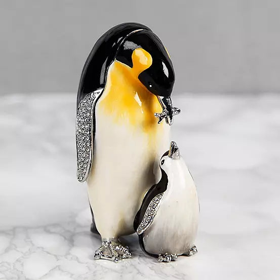 Penguin & Chick Trinket Box