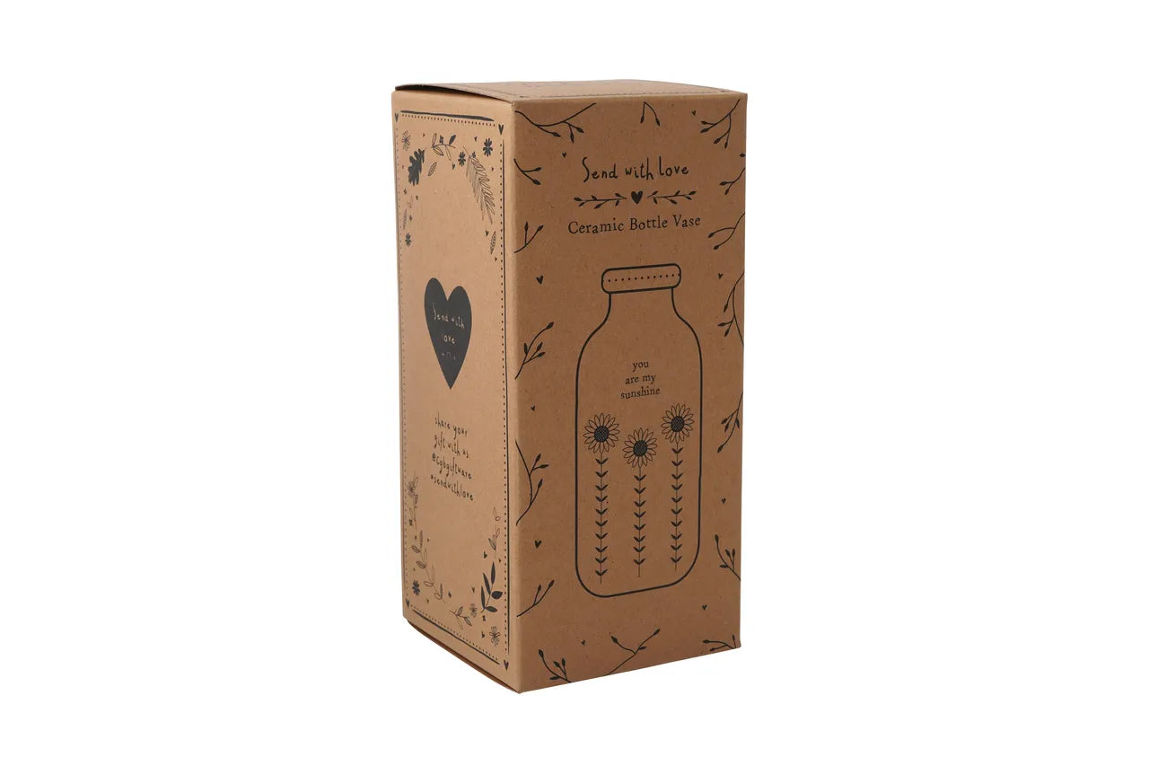 Send with Love, ‘You Are My Sunshine’ Ceramic Bottle Vase