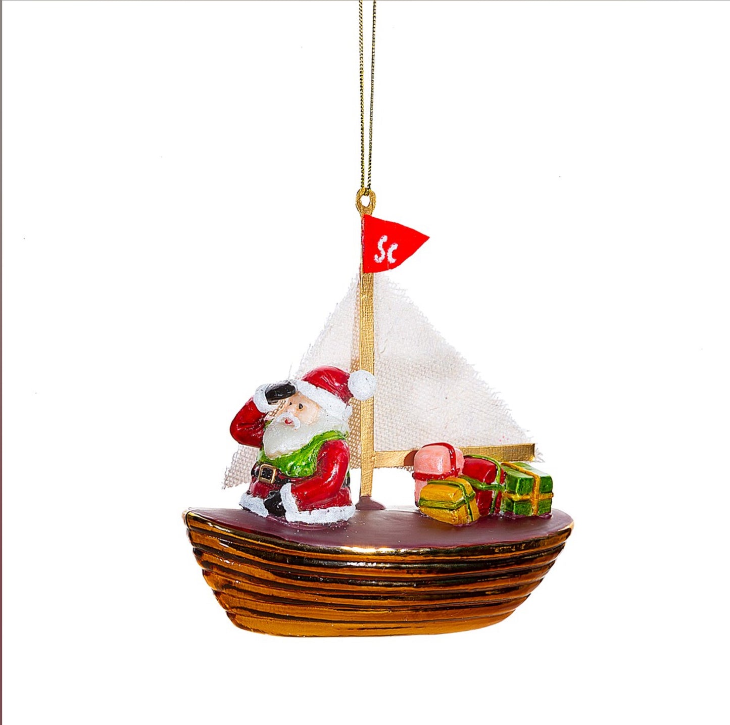 Sass & Belle Sailing Santa Christmas Decoration