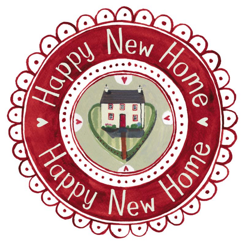 Happy New Home Greetings Card