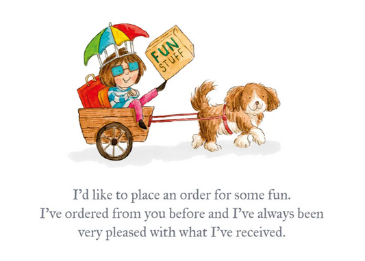 Fun Please, Greetings Card