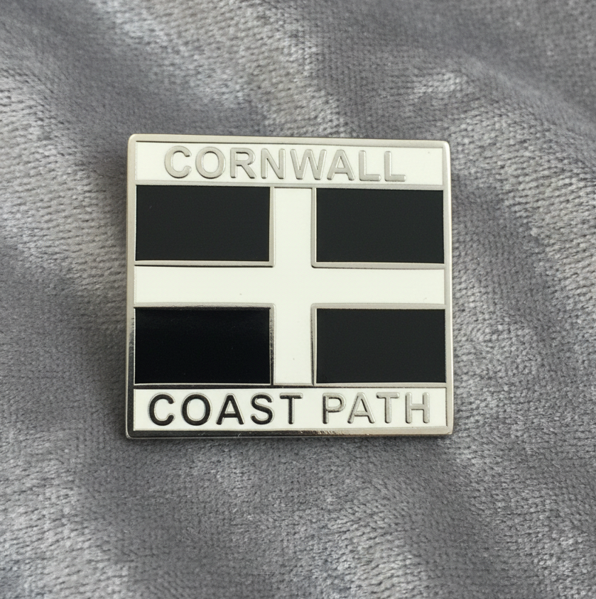 Cornwall Coastal Path Embroidered Badge