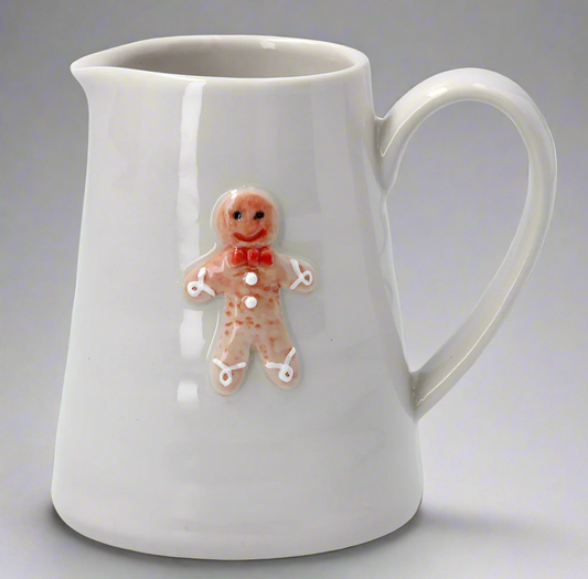 Gingerbread Man Ceramic Jug
