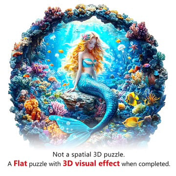 Mermaid Wooden Jigsaw, 150 Piece