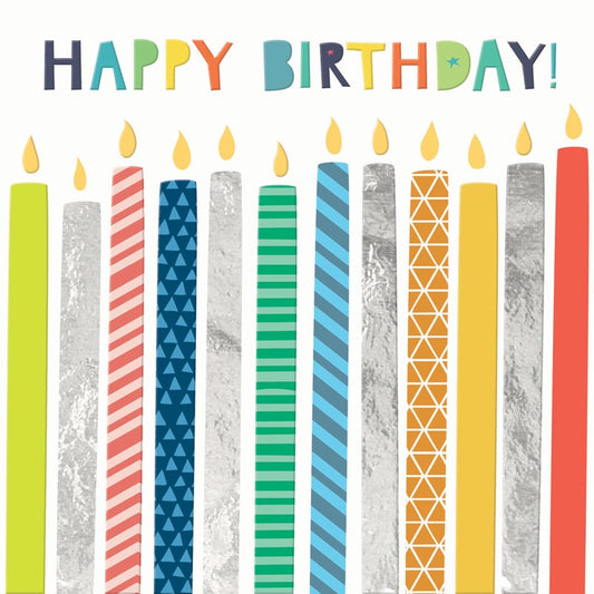 Superstar Greetings Card - Candle Celebration