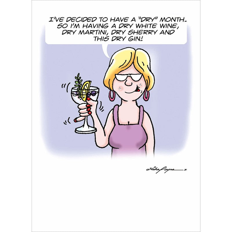 The Wine Buffs Card - Dry Month