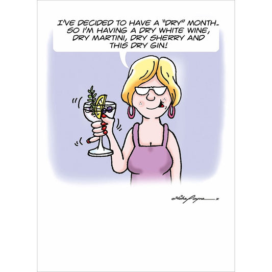 The Wine Buffs Card - Dry Month