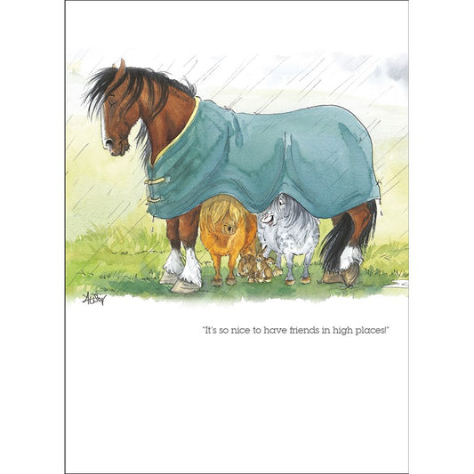 Alisons Animals Card - Friends in High Places