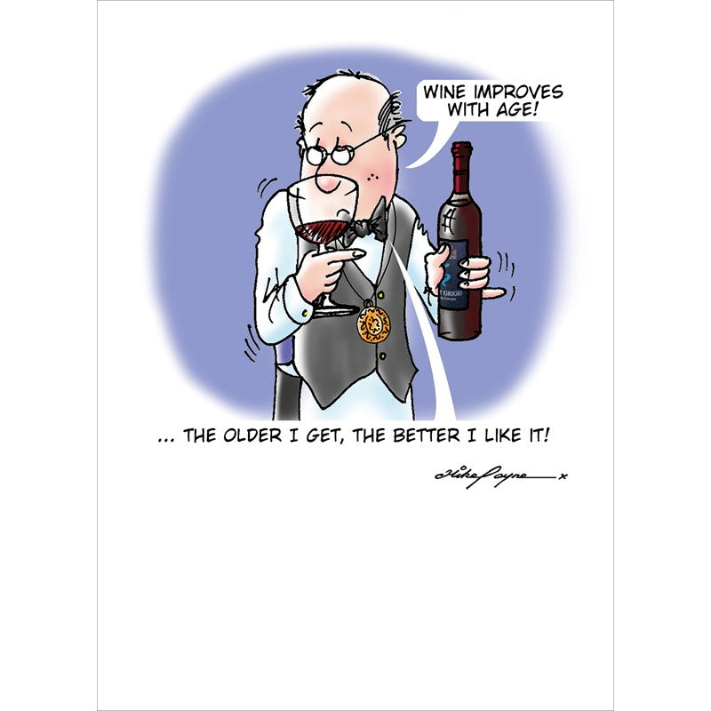 The Wine Buffs Card - Improves with Age