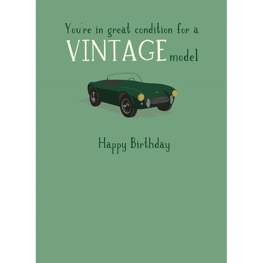 Just Saying Card - Vintage Model