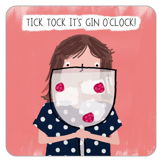 Bottoms Up Card - Tick Tock its Gin O'clock