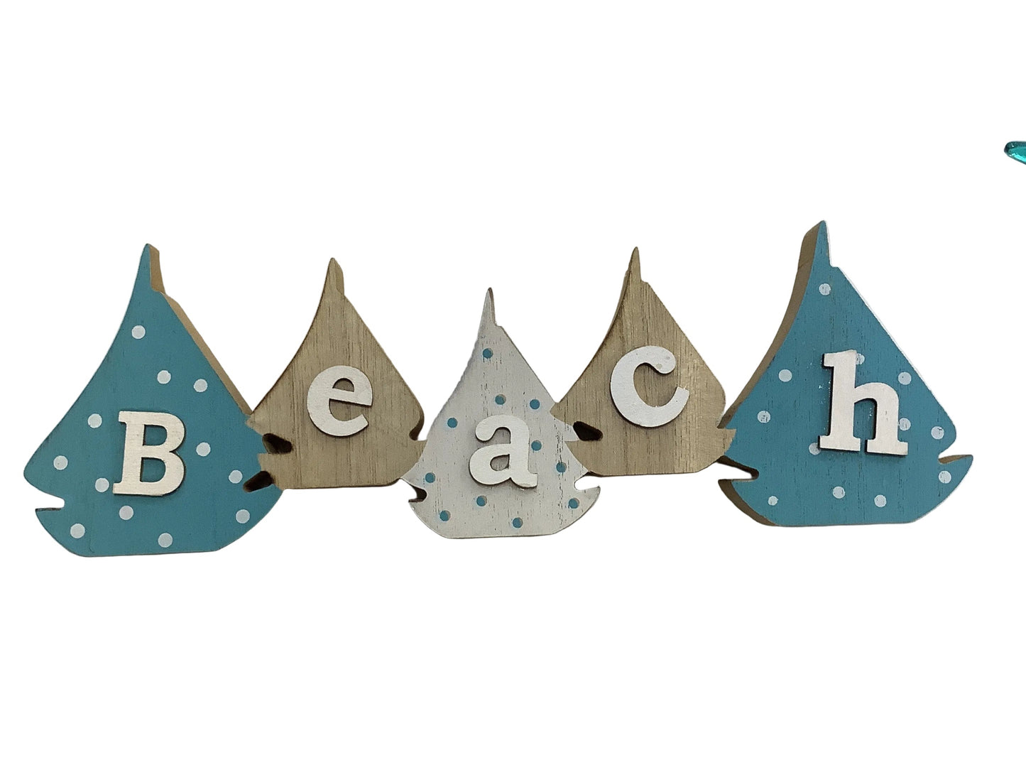 Wooden Beach Sign